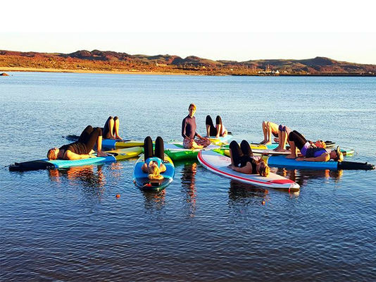 Công viên nước Floating Air Sup Platform Island Sup Pontoon Floating Dock cho Yoga